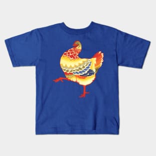 Vintage Easter Chicken Kids T-Shirt